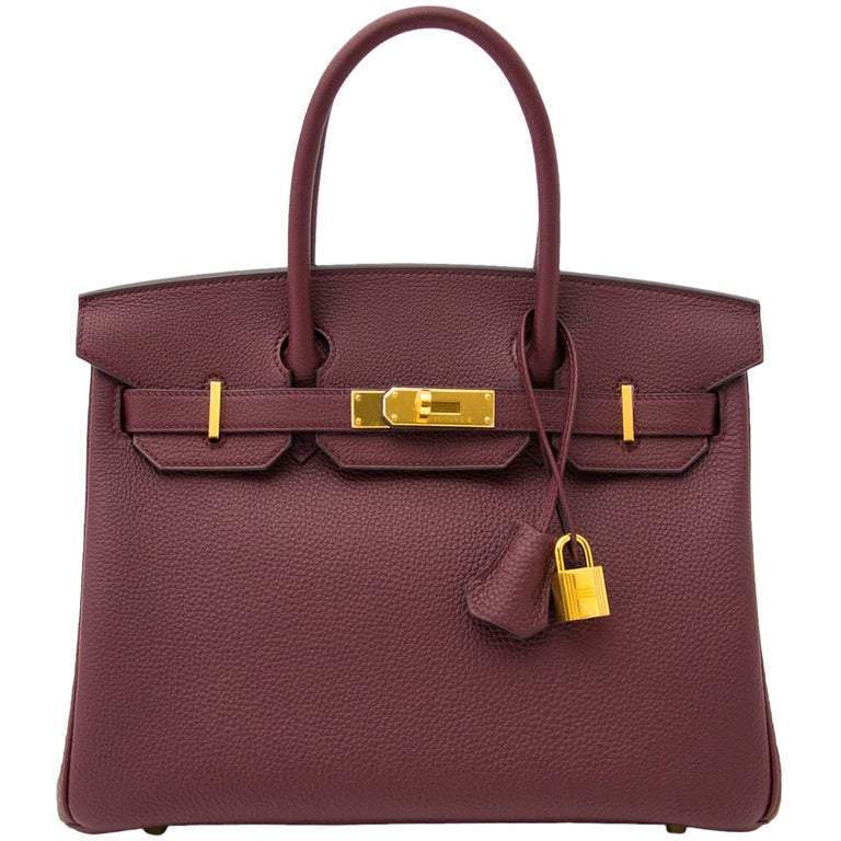 Birkins 30 Handbag Togo GHW