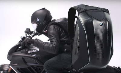 Motorcycle Backpack Waterproof Hard Shell