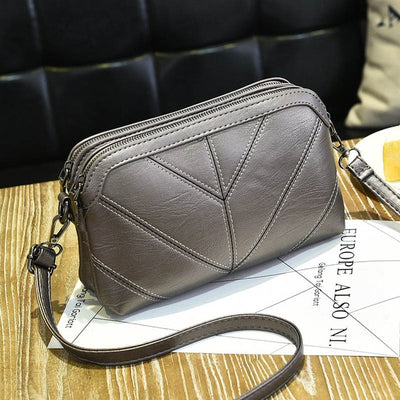 SMOOZA 2019 High Quality Women Handbag Luxury Messenger Bag Soft pu Leather Shoulder Fashion Ladies Crossbody Bags Female Bolsas