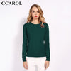 GCAROL 2019 Fall Winter Candy Knit Jumper Women 30% Wool Sweater Soft Stretch OL Render Knit Pullover Knitwear S-3XL