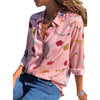 Women Blouses 2019 Fashion Long Sleeve Turn Down Collar Office Shirt Leisure Blouse Shirt Casual Tops Plus Size Blusas Femininas