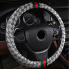 Car steering-wheel 38cm Hand-stitched Micro Fiber Leathe Car Steering Wheel Cover Fit For Most Cars Styling