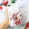 Merry Christmas Santa Claus Deer Print Silicone Soft TPU Case For iPhone 11 Pro 7 8 6 6S Plus XR X XS Max 5 5S SE Case Back Capa