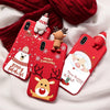 Christmas Cartoon Deer Case For iPhone XR 11 Pro XS Max X 5 5S Silicone Matte Cover For iphone 7 8 6 S 6S Plus 7Plus Case Bear