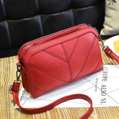 SMOOZA 2019 High Quality Women Handbag Luxury Messenger Bag Soft pu Leather Shoulder Fashion Ladies Crossbody Bags Female Bolsas