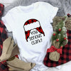 Plaid Merry Christmas T Shirt Women Fashion Graphic Cute Tee Kawaii TShirt Hipster Camiseta Mujer