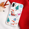 Merry Christmas Santa Claus Deer Xmas Print Silicon Soft TPU Phone Case For iPhone 7 8 6 6S Plus XR X 11 Pro XS Max 5 5S SE Case