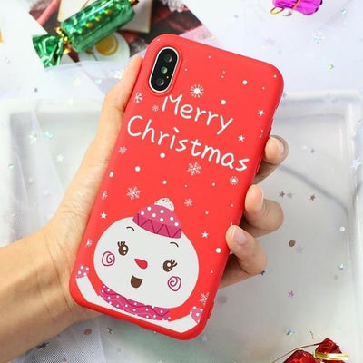 Merry Christmas Santa Claus Deer Print Silicone Soft TPU Case For iPhone 11 Pro 7 8 6 6S Plus XR X XS Max 5 5S SE Case Back Capa