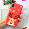 Merry Christmas Santa Claus Deer Print Silicone Soft TPU Case For iPhone 11 Pro 7 8 6 6S Plus XR X XS Max 5 5S SE Case Back Capa