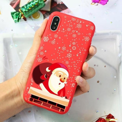 Merry Christmas Santa Claus Deer Print Silicone Soft TPU Case For iPhone 11 Pro 7 8 6 6S Plus XR X XS Max 5 5S SE Case Back Capa