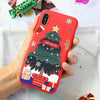 Merry Christmas Santa Claus Deer Print Silicone Soft TPU Case For iPhone 11 Pro 7 8 6 6S Plus XR X XS Max 5 5S SE Case Back Capa