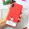 Merry Christmas Santa Claus Deer Print Silicone Soft TPU Case For iPhone 11 Pro 7 8 6 6S Plus XR X XS Max 5 5S SE Case Back Capa