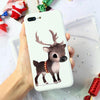 Merry Christmas Santa Claus Deer Print Silicone Soft TPU Case For iPhone 11 Pro 7 8 6 6S Plus XR X XS Max 5 5S SE Case Back Capa