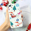 Merry Christmas Santa Claus Deer Print Silicone Soft TPU Case For iPhone 11 Pro 7 8 6 6S Plus XR X XS Max 5 5S SE Case Back Capa