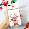 Merry Christmas Santa Claus Deer Print Silicone Soft TPU Case For iPhone 11 Pro 7 8 6 6S Plus XR X XS Max 5 5S SE Case Back Capa