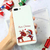 Merry Christmas Santa Claus Deer Print Silicone Soft TPU Case For iPhone 11 Pro 7 8 6 6S Plus XR X XS Max 5 5S SE Case Back Capa