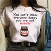 Nutella Kawaii Print T Shirt Women 90s Harajuku Ullzang Fashion T-shirt Graphic Cute Cartoon Tshirt Korean Style Top Tees Female