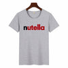 Nutella Kawaii Print T Shirt Women 90s Harajuku Ullzang Fashion T-shirt Graphic Cute Cartoon Tshirt Korean Style Top Tees Female