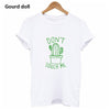 Cactus Printed Women's T-Shirt Cotton Harajuku Summer Female Top Tee For Lady Girl Funny Round neck T-shirts Hipster Tumblr