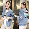 Danjeaner S-3XL Plus Size Jeans Jacket Women Denim Broken BF Loose Jackets Winter Women Basic Coats Streetwear Jaqueta Feminina