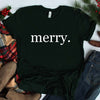 Merry Christmas Print Aesthetic T Shirt Women Short Sleeve Steetwear Tshirt Thanksgiving Pink Christmas Shirt Causal Red Tops