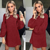 Danjeaner Autumn Knitted Sweater Women Spring Loose Long Sweater Dress Winter Basic Dress Warm Female Sweaters Ladies Pullovers